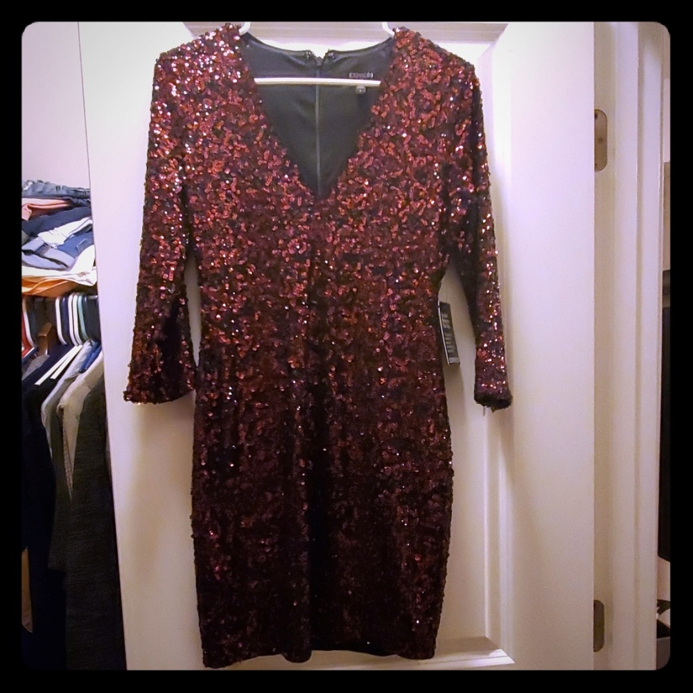 Sequin mini dress
